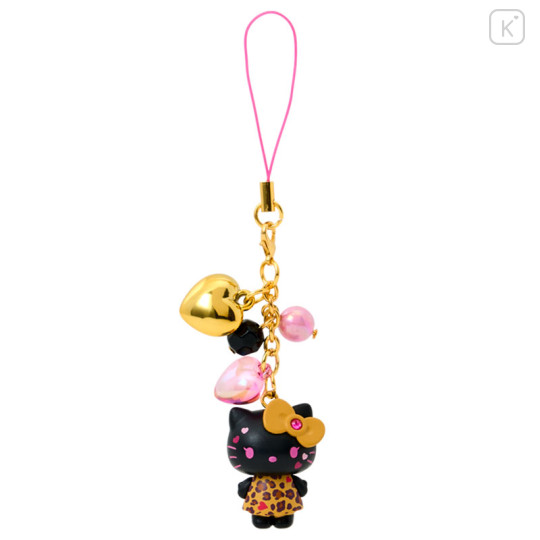 Japan Sanrio Original Strap - Hello Kitty : Gal Style Max Black - 2