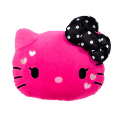 Japan Sanrio Original Cushion - Hello Kitty : Gal Style Max Pink