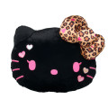 Japan Sanrio Original Cushion - Hello Kitty : Gal Style Max Black - 1