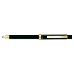 Japan Pilot 3+1 Ridge Multi Ballpoint Pen - 0.7mm Gloss Black