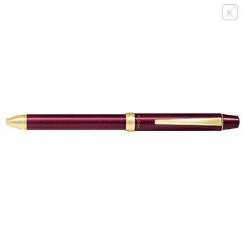 Japan Pilot 3+1 Ridge Multi Ballpoint Pen - 0.7mm Wine Red - 1