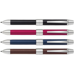 Japan Pilot 2+1 Ridge Leather Multi Ballpoint Pen - 0.7mm