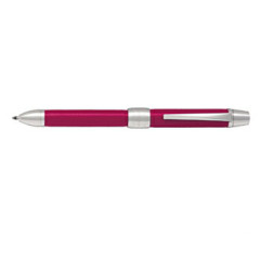 Japan Pilot 2+1 Ridge Leather Multi Ballpoint Pen - 0.7mm Red