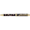 Japan Pilot 2+1 Ridge Elegant Picture Scroll Multi Ballpoint Pen - 0.7mm Flowing Water Cherry Blossoms - 1