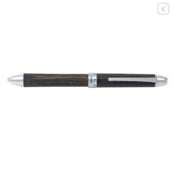 Japan Pilot 2+1 Legno Multi Ballpoint Pen - 0.7mm Dark Brown - 1