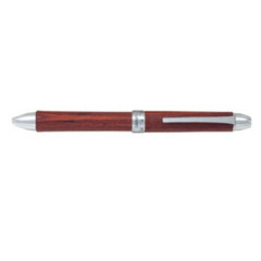 Japan Pilot 2+1 Legno Multi Ballpoint Pen - 0.7mm Deep Red