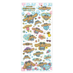 Japan Sanrio Clear Candy Seal - Cinnamoroll : Sunburn