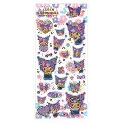 Japan Sanrio Clear Candy Seal - Kuromi : Sunburn