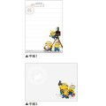 Japan Minions Mini Notepad - Minions & Monsters Show Me That Smile - 2