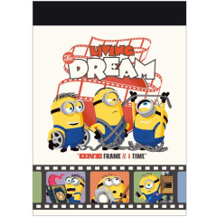 Japan Minions Mini Notepad - Minions & Monsters Living The Dream