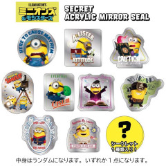 Japan Minions Secret Acrylic Mirror Sticker - Minions & Monsters Blind Box