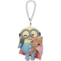 Japan Minions Mascot Holder Bag Charm - Minions & Monsters Bob & Bear Tim Pajamas - 1