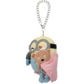 Japan Minions Mascot Holder Bag Charm - Minions & Monsters Bob & Bear Tim Pajamas - 2