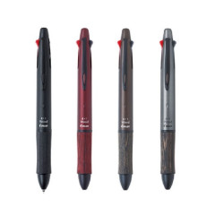 Japan Pilot 4+1 Wood Multi Ballpoint Pen - 0.7mm