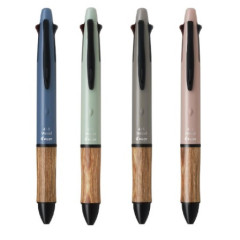Japan Pilot 4+1 Wood Earth Multi Ballpoint Pen - 0.5mm
