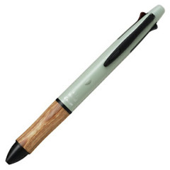 Japan Pilot 4+1 Wood Earth Multi Ballpoint Pen - 0.5mm Meadow Green