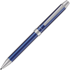 Japan Pilot 2+1 Evolt Multi Ballpoint Pen - 0.7mm Herringbone Blue Black