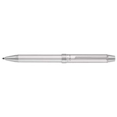 Japan Pilot 2+1 Evolt Multi Ballpoint Pen - 0.7mm Herringbone Silver