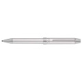 Japan Pilot 2+1 Evolt Multi Ballpoint Pen - 0.7mm Herringbone Silver - 1