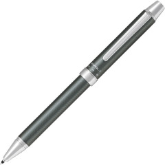 Japan Pilot 2+1 Evolt Multi Ballpoint Pen - 0.7mm Herringbone Gray