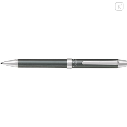 Japan Pilot 2+1 Evolt Multi Ballpoint Pen - 0.7mm Herringbone Gray - 2