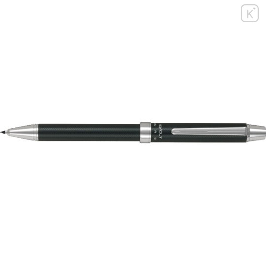 Japan Pilot 2+1 Evolt Multi Ballpoint Pen - 0.7mm Herringbone Black - 2