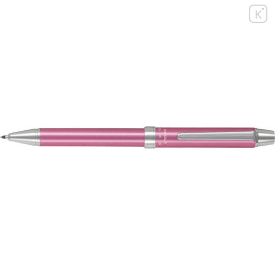Japan Pilot 2+1 Evolt Multi Ballpoint Pen - 0.7mm Herringbone Pink - 2