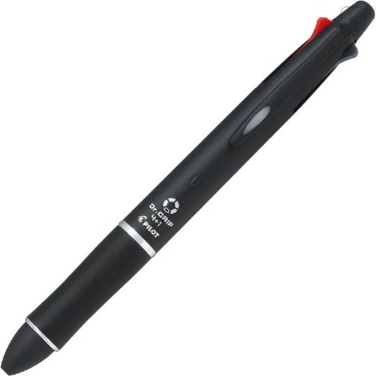 Japan Pilot Dr. Grip 4+1 Multi Ballpoint Pen - 0.7mm Black - 1