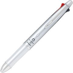 Japan Pilot Dr. Grip 4+1 Multi Ballpoint Pen & Mechanical Pencil - 0.7mm Silver