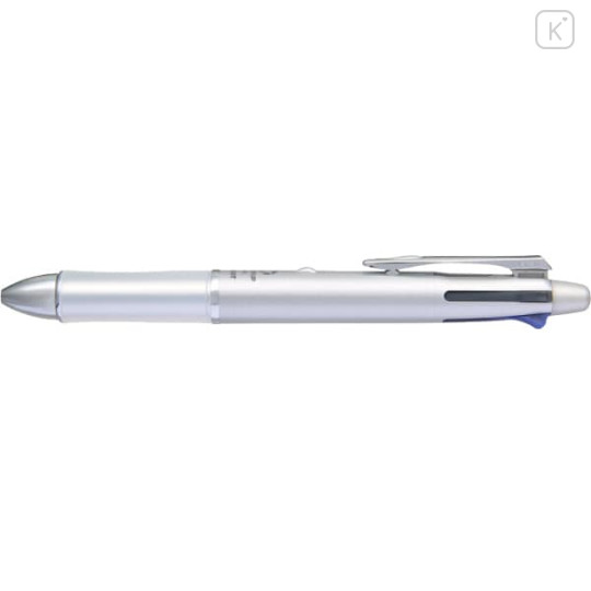 Japan Pilot Dr. Grip 4+1 Multi Ballpoint Pen - 0.7mm Silver - 3