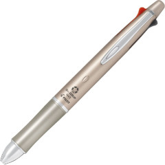 Japan Pilot Dr. Grip 4+1 Multi Ballpoint Pen - 0.7mm Champagne Gold