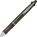 Japan Pilot Dr. Grip 4+1 Multi Ballpoint Pen - 0.5mm Ash Metal Brown - 1