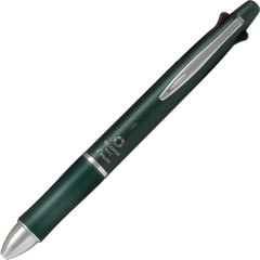 Japan Pilot Dr. Grip 4+1 Multi Ballpoint Pen - 0.5mm Ash Metal Olive