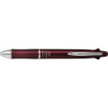 Japan Pilot Dr. Grip 4+1 Multi Ballpoint Pen - 0.5mm Ash Metal Bordeaux - 2