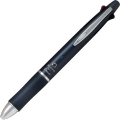 Japan Pilot Dr. Grip 4+1 Multi Ballpoint Pen - 0.5mm Ash Metal Navy