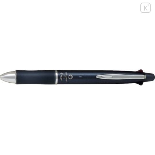 Japan Pilot Dr. Grip 4+1 Multi Ballpoint Pen - 0.5mm Ash Metal Navy - 2