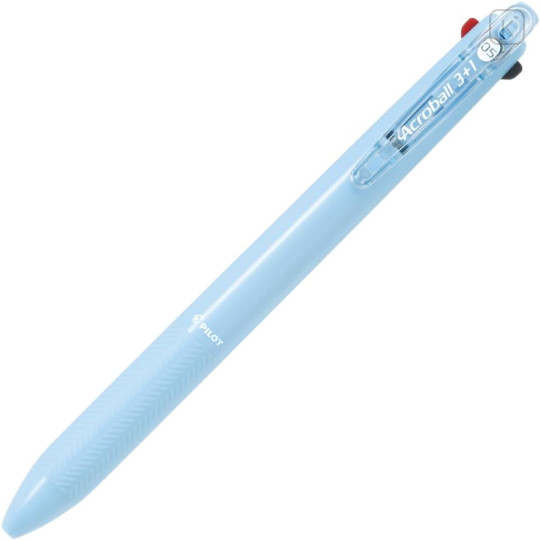 Japan Pilot Acroball 3+1 Multi Ballpoint Pen & Mechanical Pencil - 0.5mm Light Blue - 1