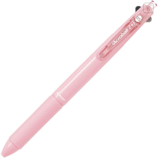 Japan Pilot Acroball 2+1 Multi Ballpoint Pen - 0.5mm Soft Pink - 1