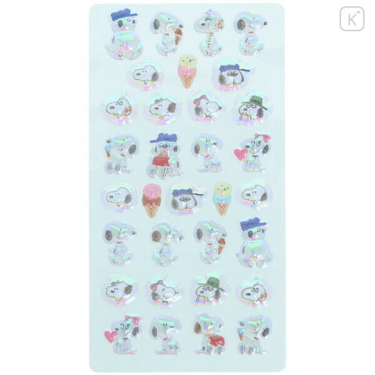 Japan Peanuts Bonbon Drop Seal 3D Sticker - Snoopy : Siblings - 2