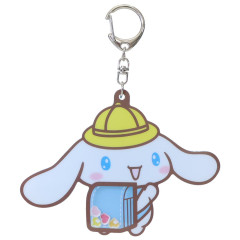 Japan Sanrio Shaker Acrylic Keychain - Cinnamoroll : School Backpack