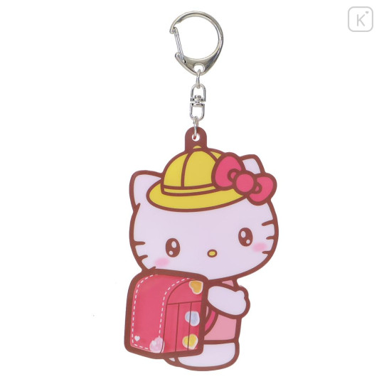 Japan Sanrio Shaker Acrylic Keychain - Hello Kitty : School Backpack - 1