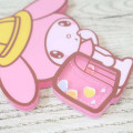Japan Sanrio Shaker Acrylic Keychain - My Melody : School Backpack - 3