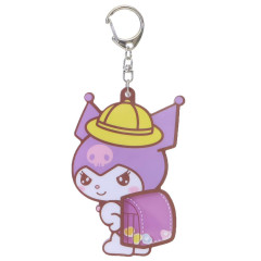 Japan Sanrio Shaker Acrylic Keychain - Kuromi : School Backpack