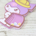 Japan Sanrio Shaker Acrylic Keychain - Kuromi : School Backpack - 3