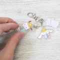 Japan Sanrio Trio Acrylic Keychain - Cinnamoroll & Hello Kitty & Pochacco : School Backpack - 2