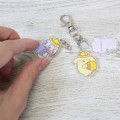 Japan Sanrio Trio Acrylic Keychain - Hangyodon & Hello Kitty & Pompompurin : School Backpack - 2