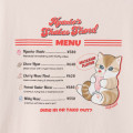 Japan Mofusand T-Shirt (L) - Mofusand Diner Shake Stand Menu Cat - 3
