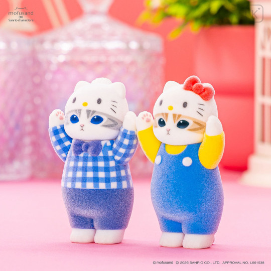 Japan Mofusand × Sanrio Fluffy Flock Figure Box Set - Vol.1 - 3