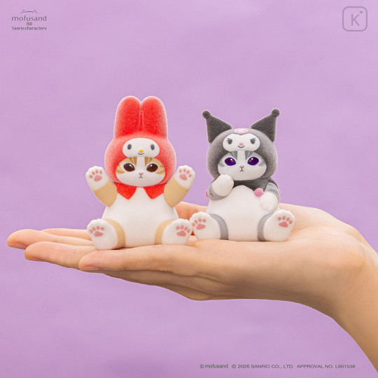 Japan Mofusand × Sanrio Fluffy Flock Figure Box Set - Vol.2 - 4