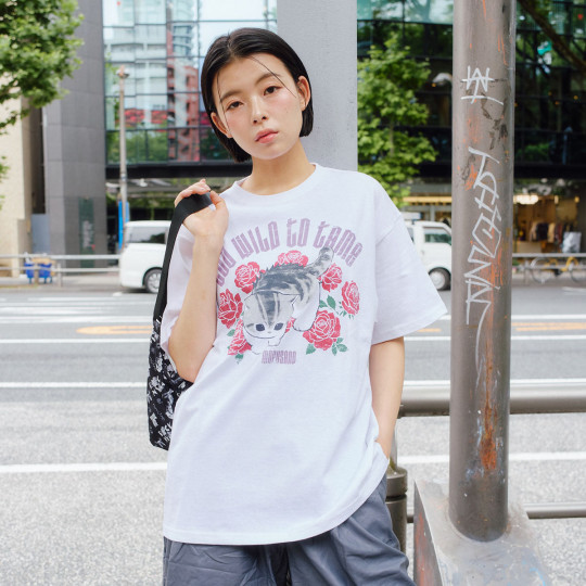 Japan Mofusand T-Shirt (M) - Too Wild to Tame White - 2